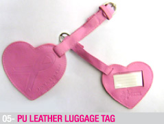 PU Leather Luggage Tag