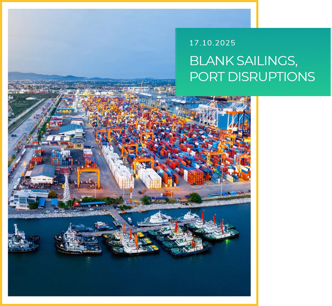 Blank Sailings, Port Disruptions